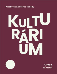 Obálka časopisu Kulturárium 01/2025