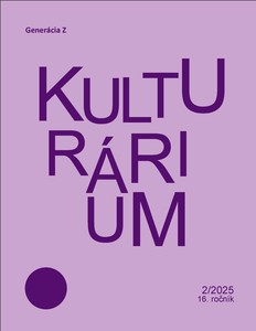 Obálka časopisu Kulturárium 02/2025