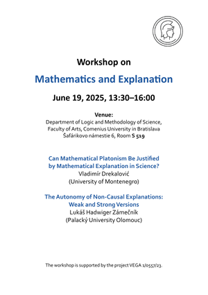Mathematics and Explanation poster