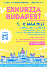 Plagát exkurzia v Budapešti